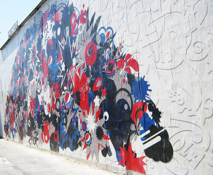 Pepsi Cola Mural, Merlose Avenue, Miracle Mile, Los Angeles
