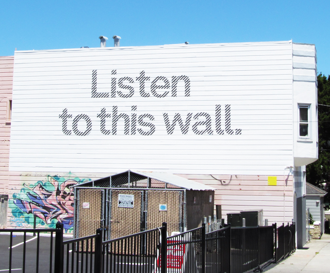 Mural, Listen to this wall, San Francisco