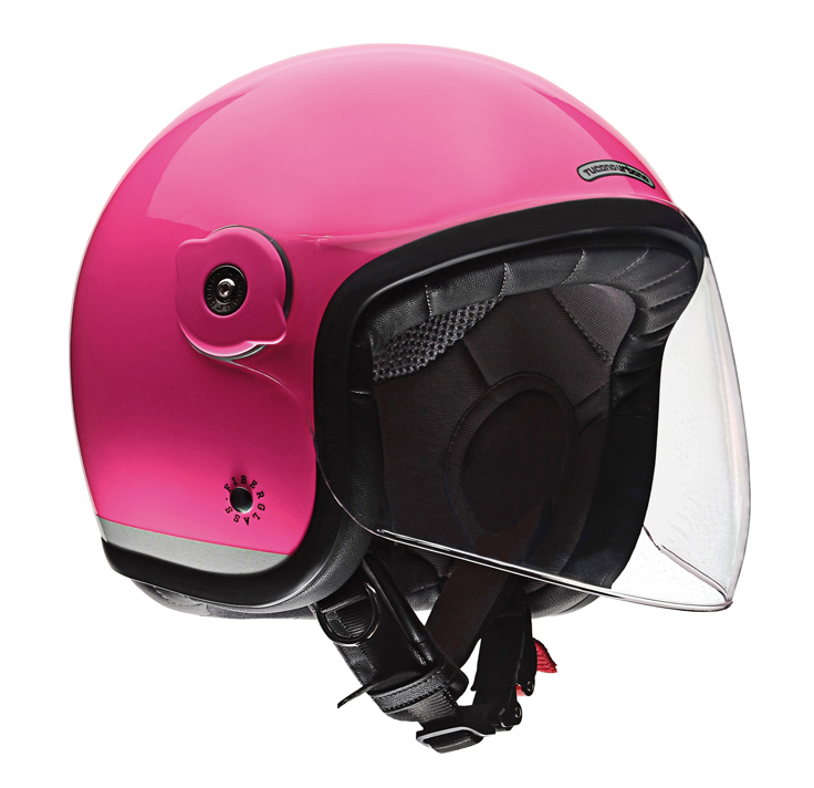 El'met casco fluo rosa fluo helmet