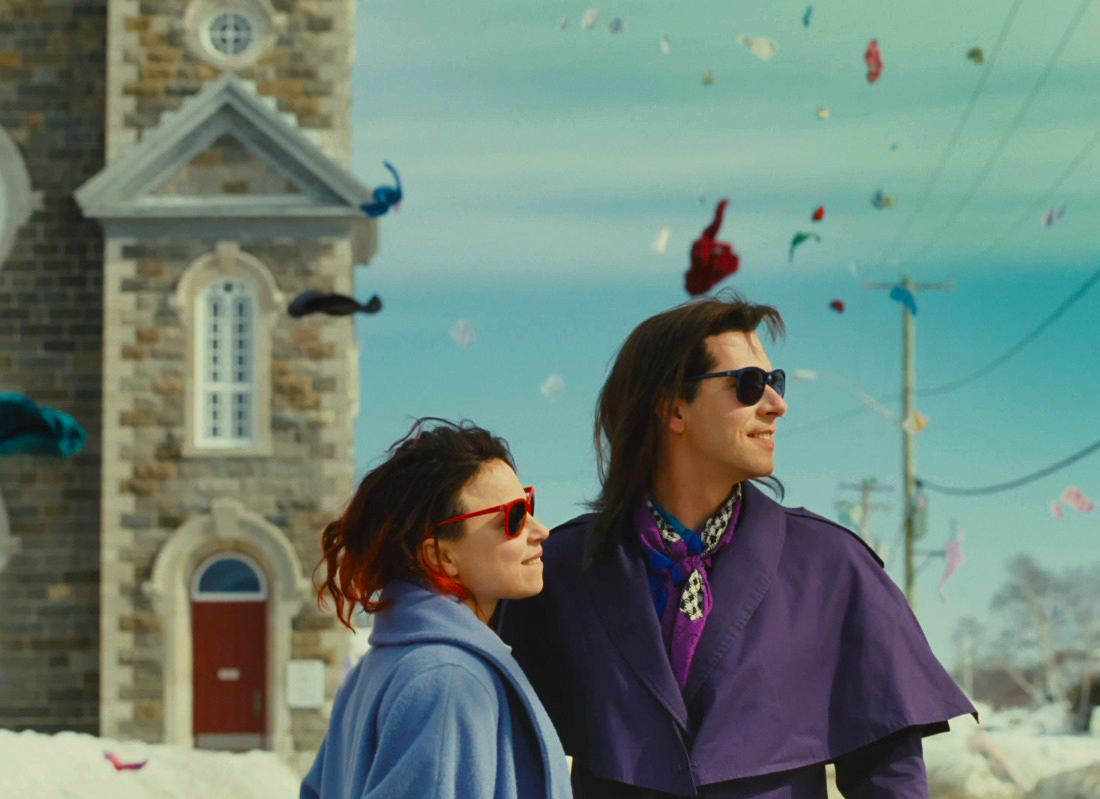 Together - Suzanne Clément (on left) stars as Frédérique and Melvil Poupaud (on right) stars as Laurence in Xavier Dolan's Laurence Anyways.